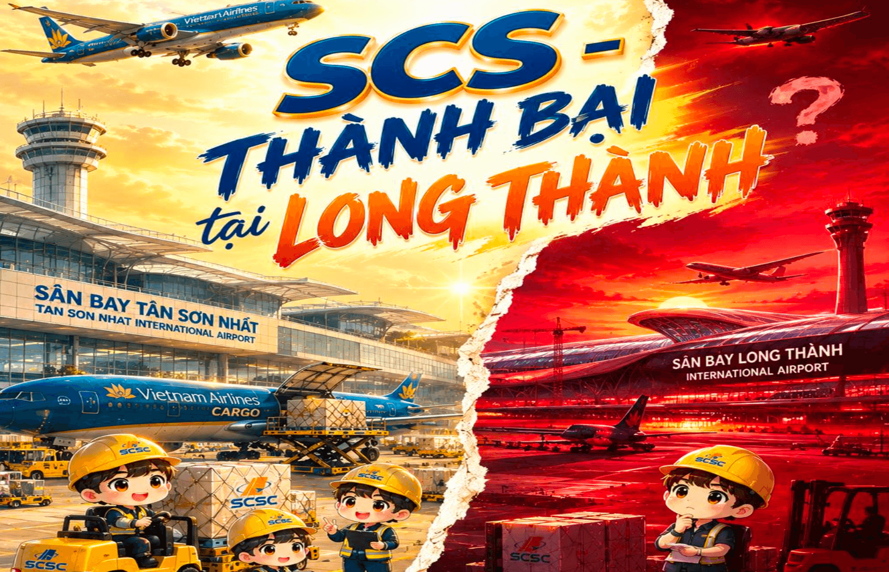 Sân bay Long Thành 16 tỷ USD bất ngờ trở thành biến số lớn đối với SCSC (SCS)