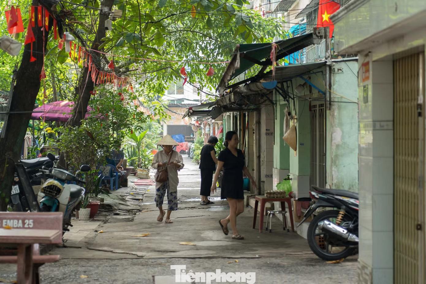 Những hình ảnh khác lạ ở cư xá Thanh Đa sau khi dân rời đi - Ảnh 2.