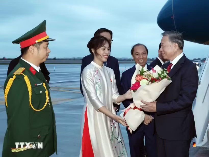Tổng Bí thư, Chủ tịch nước Tô Lâm đến New York, bắt đầu chuyến công tác tại Mỹ - Ảnh 3.