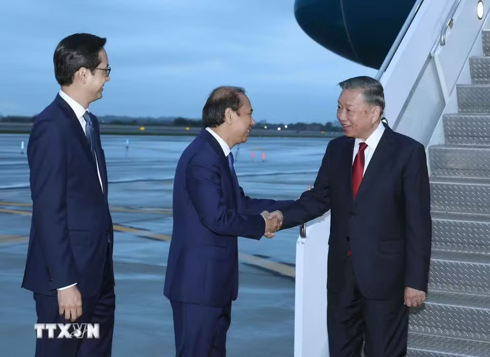 Tổng Bí thư, Chủ tịch nước Tô Lâm đến New York, bắt đầu chuyến công tác tại Mỹ - Ảnh 2.