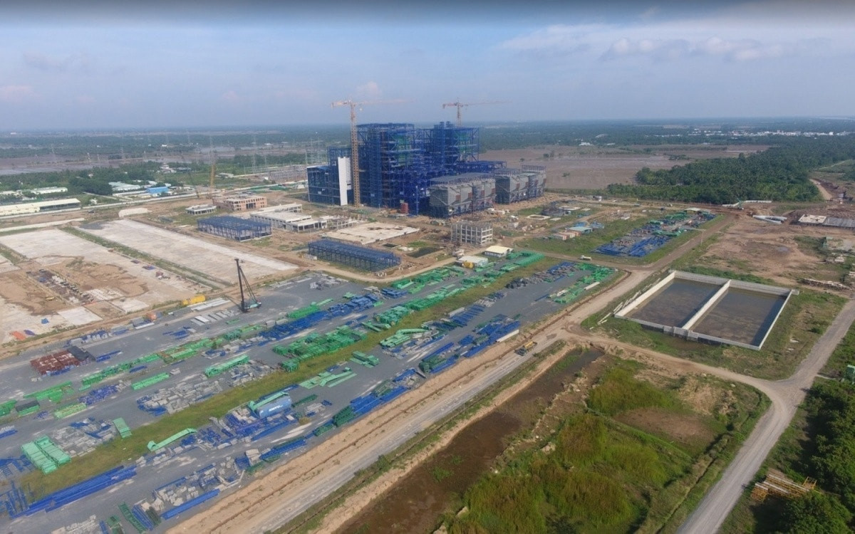 Toàn cảnh dự án nhà máy nhiệt điện Long Phú 1 (Ảnh: PetroTimes)