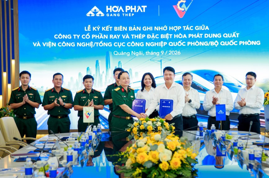 Hòa Phát và Viện Công nghệ hợp tác nghiên cứu làm chủ công nghệ sản xuất ray