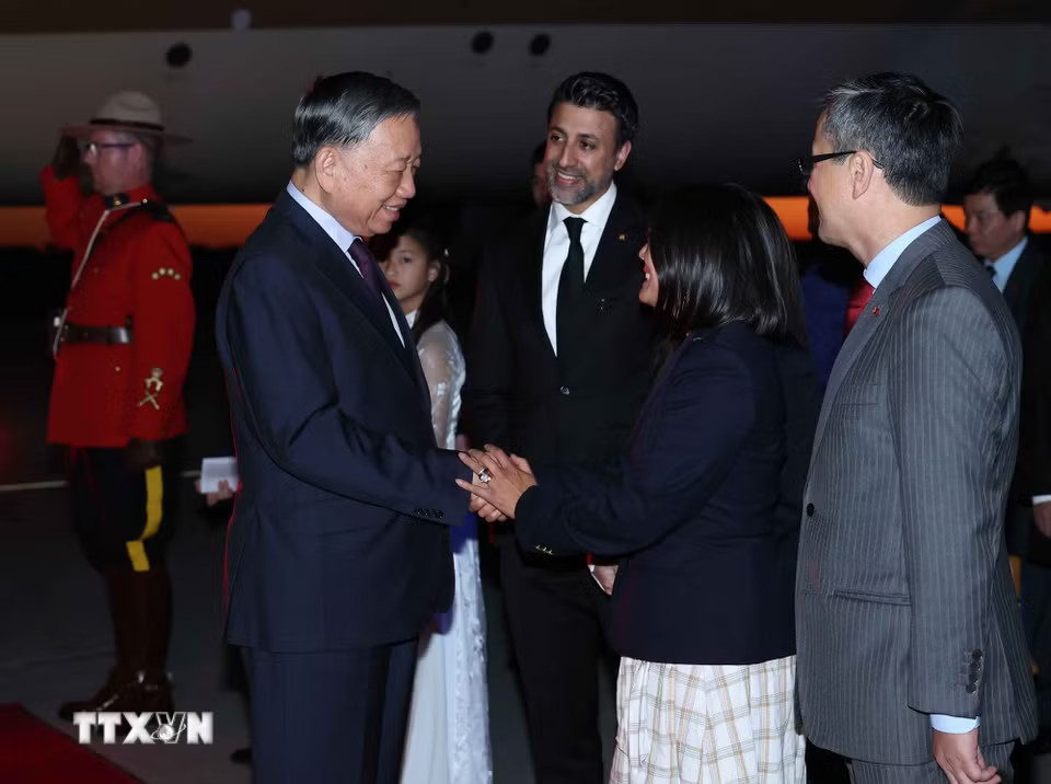 Tổng Bí thư, Chủ tịch nước Tô Lâm bắt đầu chuyến thăm cấp Nhà nước tới Canada- Ảnh 2.