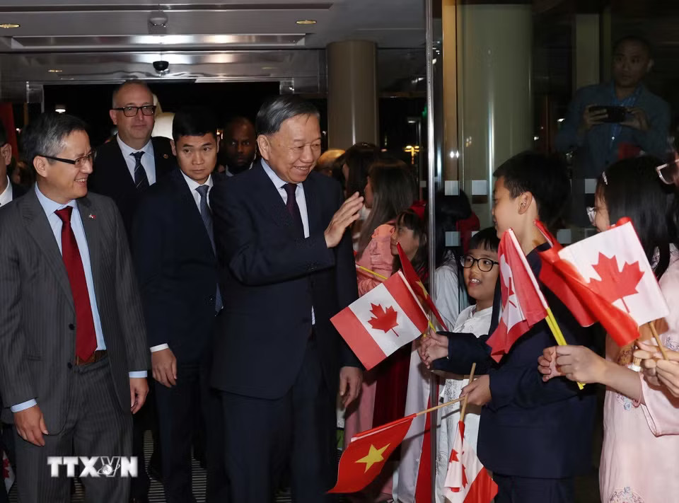 Tổng Bí thư, Chủ tịch nước Tô Lâm bắt đầu chuyến thăm cấp Nhà nước tới Canada- Ảnh 5.