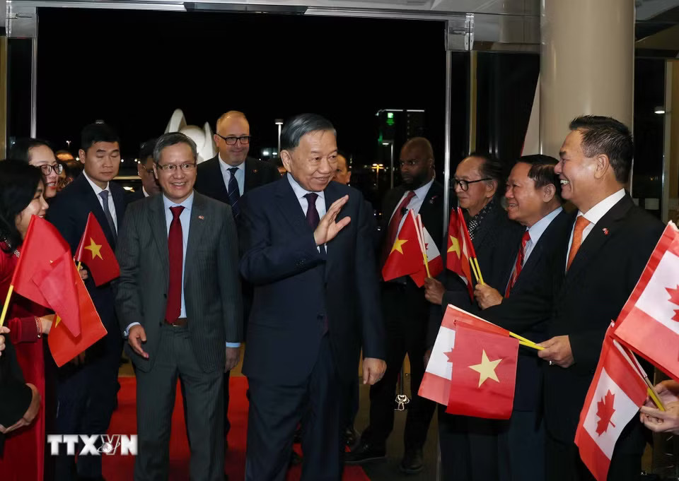 Tổng Bí thư, Chủ tịch nước Tô Lâm bắt đầu chuyến thăm cấp Nhà nước tới Canada- Ảnh 6.
