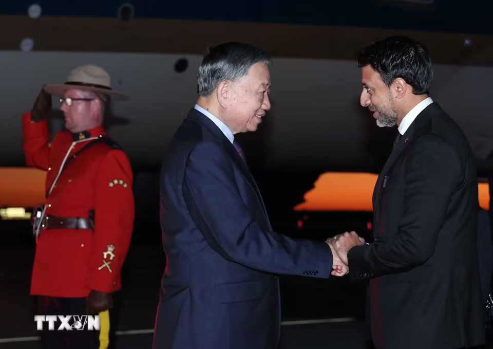 Tổng Bí thư, Chủ tịch nước Tô Lâm bắt đầu chuyến thăm cấp Nhà nước tới Canada- Ảnh 3.