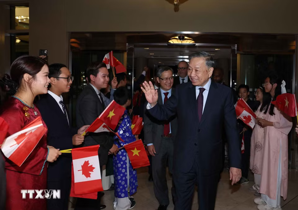 Tổng Bí thư, Chủ tịch nước Tô Lâm bắt đầu chuyến thăm cấp Nhà nước tới Canada- Ảnh 4.