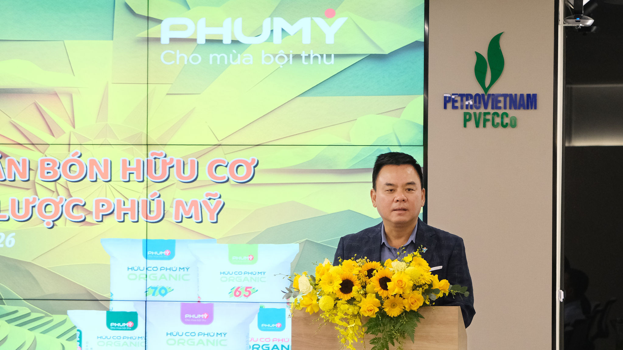 Ông Nguyễn Xuân Hòa - Chủ tịch HĐQT PVFCCo - Phú Mỹ Phát triển phân bón hữu cơ không phải là một hoạt động mang tính ngắn hạn mà đã được xác định trong chiến lược phát triển của Tổng công ty