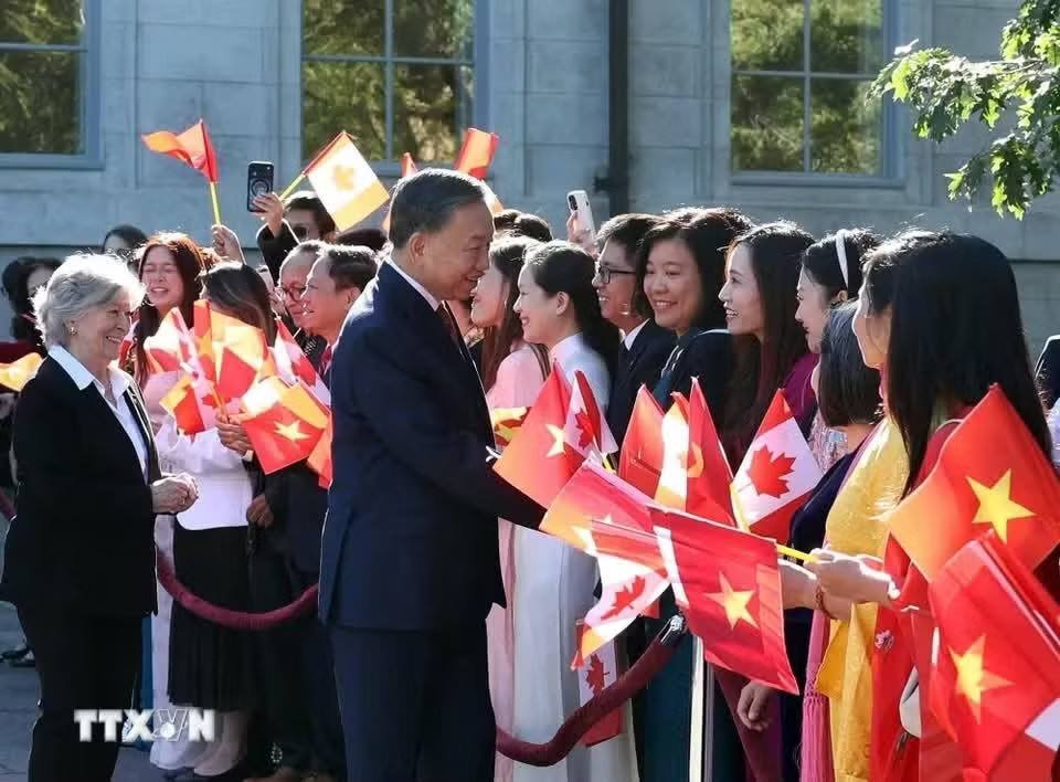 Lễ đón Tổng Bí thư, Chủ tịch nước Tô Lâm thăm cấp Nhà nước tới Canada - Ảnh 8.