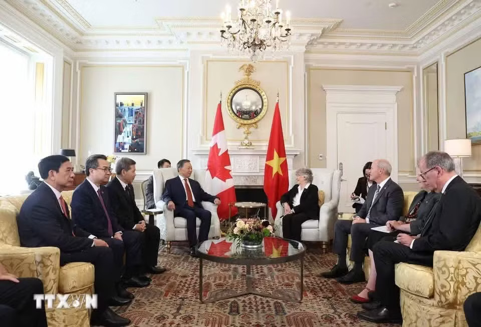 Lễ đón Tổng Bí thư, Chủ tịch nước Tô Lâm thăm cấp Nhà nước tới Canada - Ảnh 12.