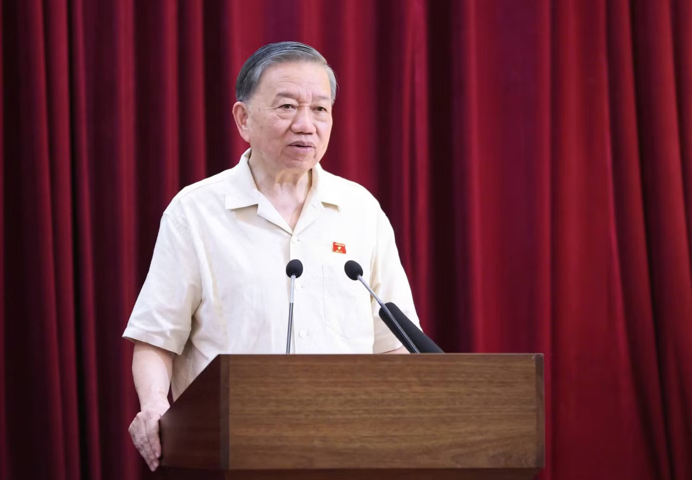 Tổng Bí thư, Chủ tịch nước Tô Lâm. Ảnh: Minh Châu. Tổng Bí thư, Chủ tịch nước nói về quy hoạch không gian quanh Hồ Gươm - Ảnh 1.