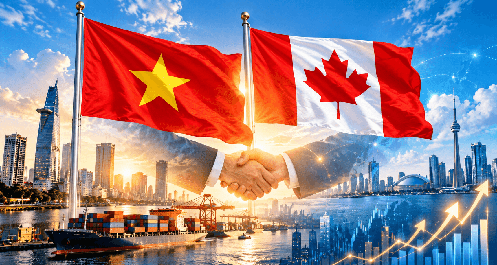 Việt Nam - Canada nâng cấp quan hệ Đối tác Chiến lược, chuyên gia gọi tên 2 nhóm cổ phiếu hưởng lợi lớn