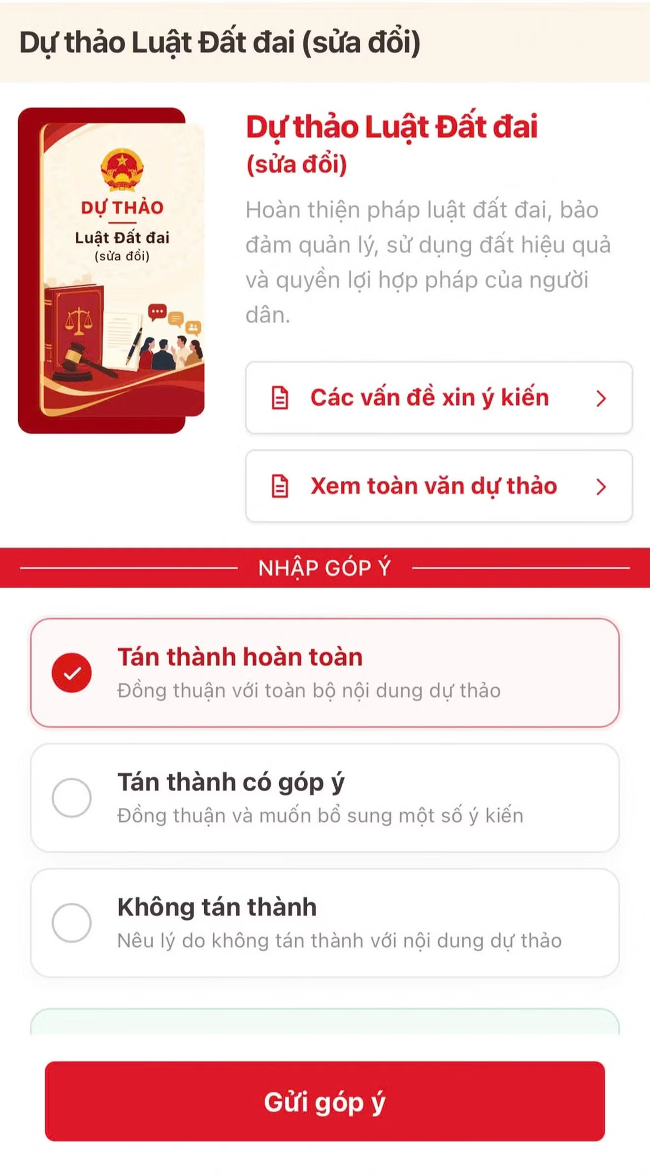 Người dân sẽ góp ý Luật Đất đai sửa đổi trên VNeID ra sao? - Ảnh 2.