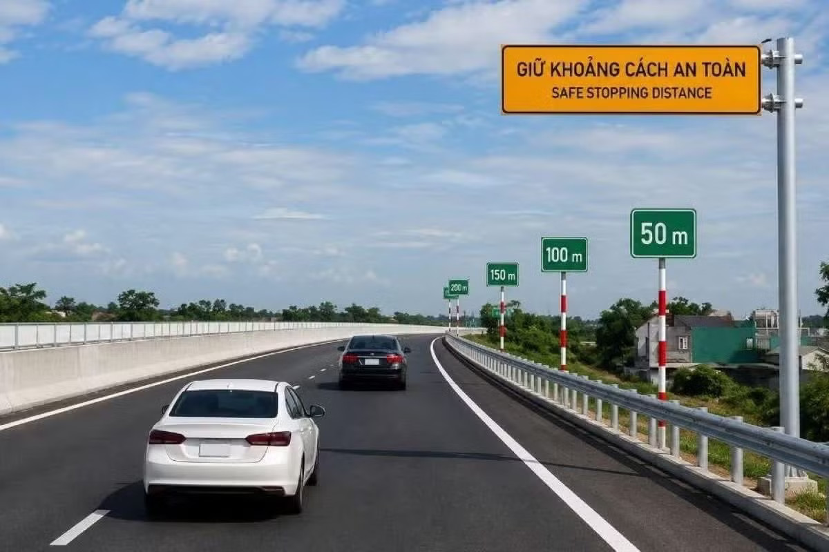 Cục Đường bộ đề nghị Cục CSGT xác định những đoạn cao tốc sẽ triển khai phạt lỗi không giữ khoảng cách. Đề nghị Cục Cảnh sát Giao thông xác định những đoạn cao tốc phạt lỗi không giữ khoảng cách - Ảnh 1.