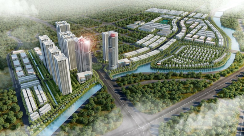 Phối cảnh Dự án Hoàng Huy Green River.