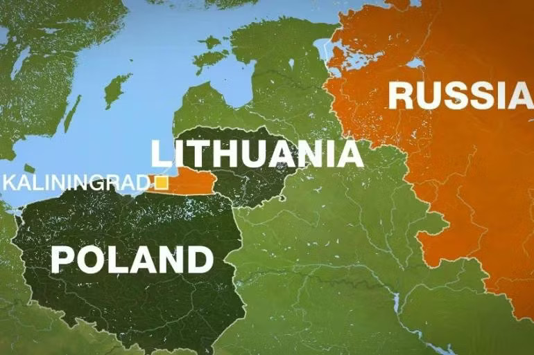 Vùng Kaliningrad nằm tách biệt với phần còn lại của nước Nga. (Ảnh: Al Jazeera) Loạt tiêm kích và máy bay ném bom Nga diễn tập tấn công 'sở chỉ huy đối phương' gần Kaliningrad - Ảnh 1.