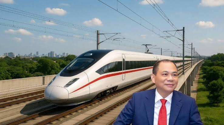 Doanh nghiệp được tỷ phú Phạm Nhật Vượng chọn làm tổng thầu 2 dự án đường sắt 250.000 tỷ, dự kiến dùng 1,26 triệu m³ bê tông để hoàn tất hạng mục quan trọng