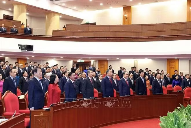 Khai mạc Hội nghị lần thứ tư Ban Chấp hành Trung ương Đảng khóa XIV - Ảnh 1.