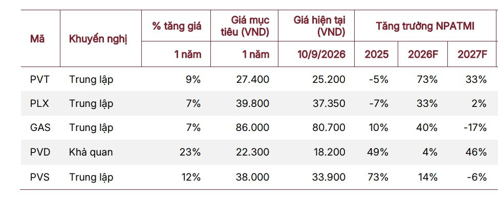 Tổng hợp khuyến nghị của SSI