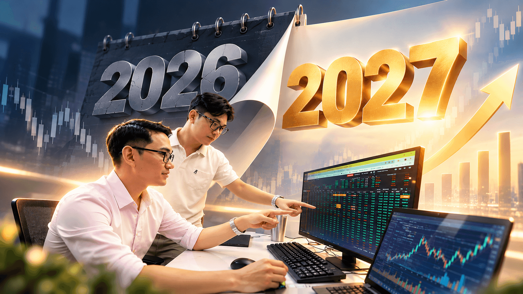 Báo cáo đầu tiên hé lộ triển vọng chứng khoán 2027: P/E về 8,3 lần, 2,7 tỷ USD vốn ngoại chờ giải ngân Báo cáo đầu tiên hé lộ triển vọng chứng khoán 2027: P/E về 8,3 lần, 2,7 tỷ USD vốn ngoại chờ giải ngân