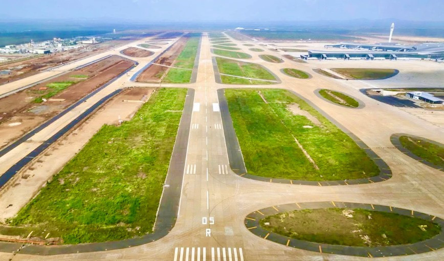 Hiện tại nhiều hạng mục của sân bay Long Thành đã hoàn thành.