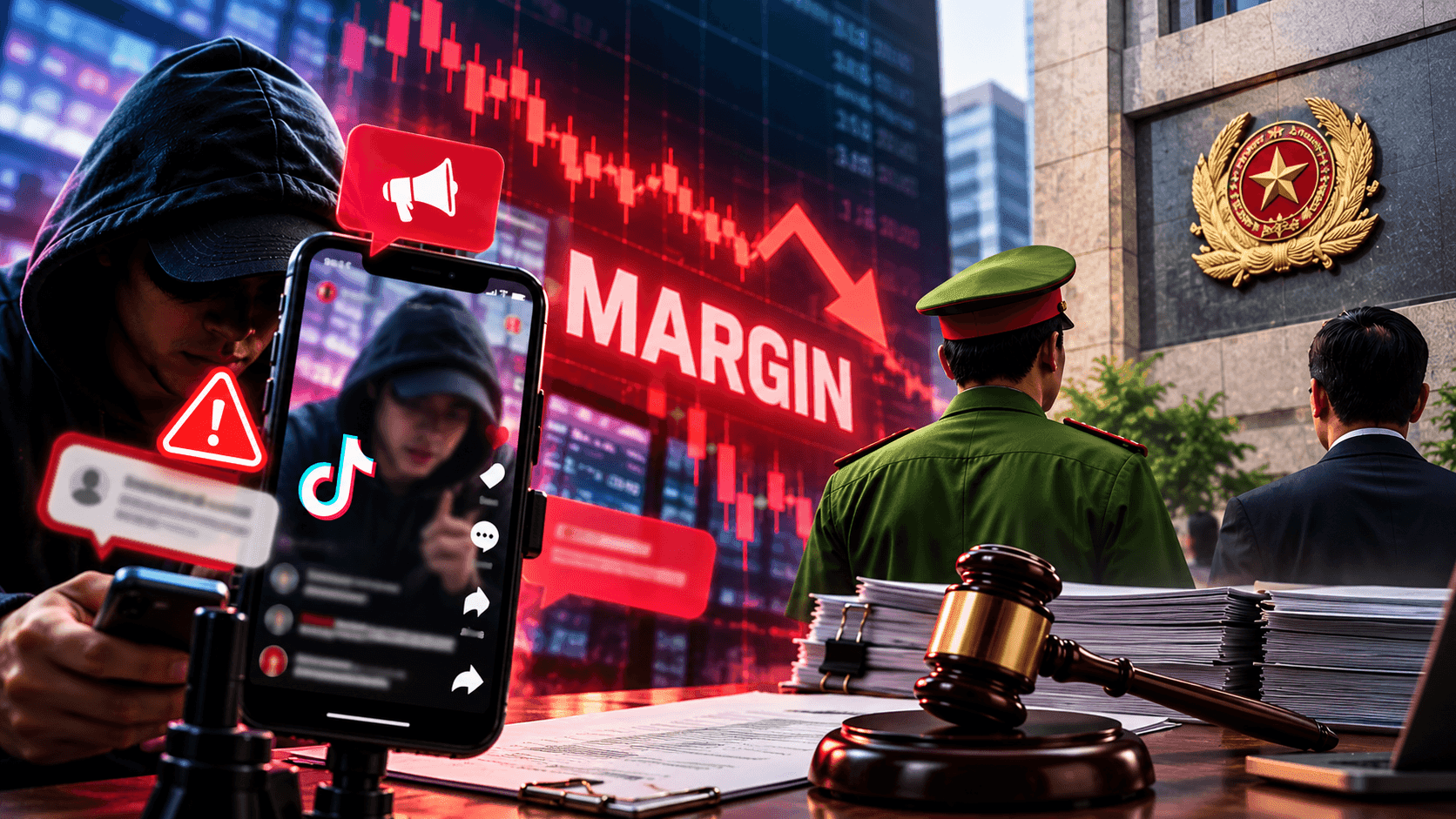 Tung tin đồn sai sự thật về margin chứng khoán trên TikTok: Bộ Công an và UBCKNN vào cuộc xử lý nghiêm