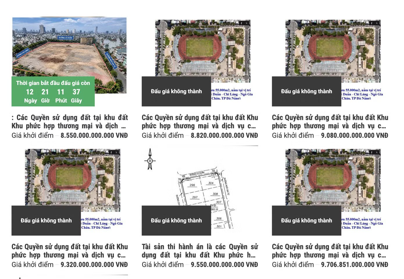Ế khách mua, SVĐ Chi Lăng giảm giá hơn 1.100 tỷ đồng so với lần đầu đấu giá - Ảnh 2.