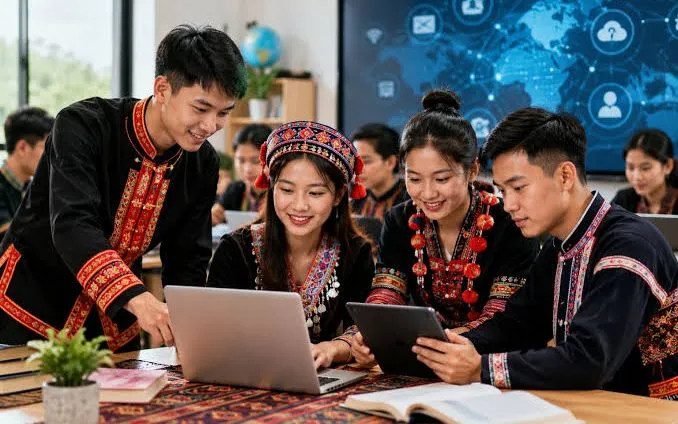 Hơn 5.400 sinh viên thuộc trên 35 dân tộc thiểu số đăng ký tham gia chương trình. Ảnh: MOET