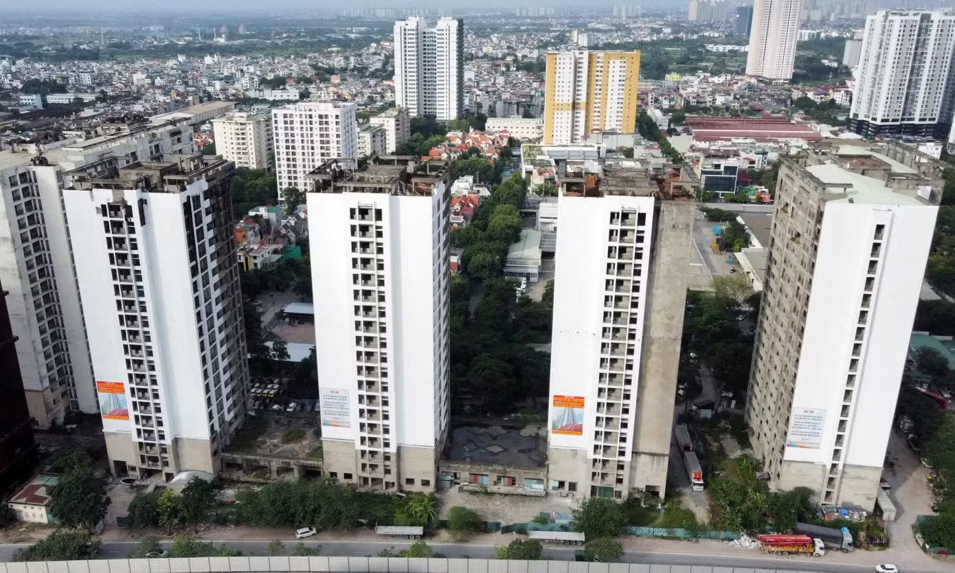 Dự án nhà ở xã hội đang được xây dựng, sửa sang tại Pháp Vân - Tứ Hiệp Chủ tịch Hà Nội: Nghiên cứu nâng chất lượng nhà tái định cư đồng bộ với nhà thương mại - Ảnh 1.