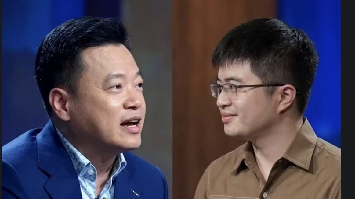 Shark Bình và Phó Đức Nam. Tòa xét xử Mr Pips, Shark Bình cùng 186 đồng phạm tại 3 điểm cầu - Ảnh 1.