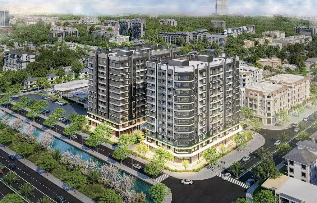 Giá bán nhà ở xã hội tại Hà Nội ngày càng tăng. Trong ảnh: Phối cảnh dự án nhà ở xã hội tại xã Phúc Thịnh, Hà Nội. Ảnh: Hnasa. Vì sao giá nhà ở xã hội ngày càng 'đắt đỏ'? - Ảnh 1.
