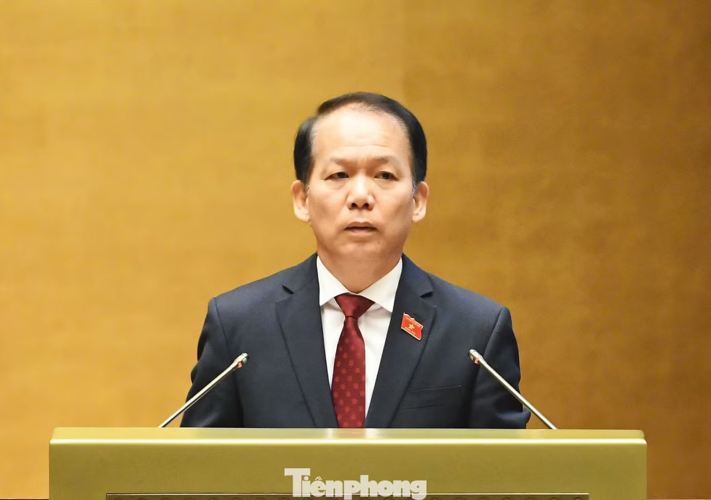 Bộ trưởng Bộ Tư pháp Hoàng Thanh Tùng. (Ảnh: Như Ý) Đề xuất hoán đổi đất bị thu hồi sang thửa đất khác trong cùng địa bàn cấp xã - Ảnh 1.