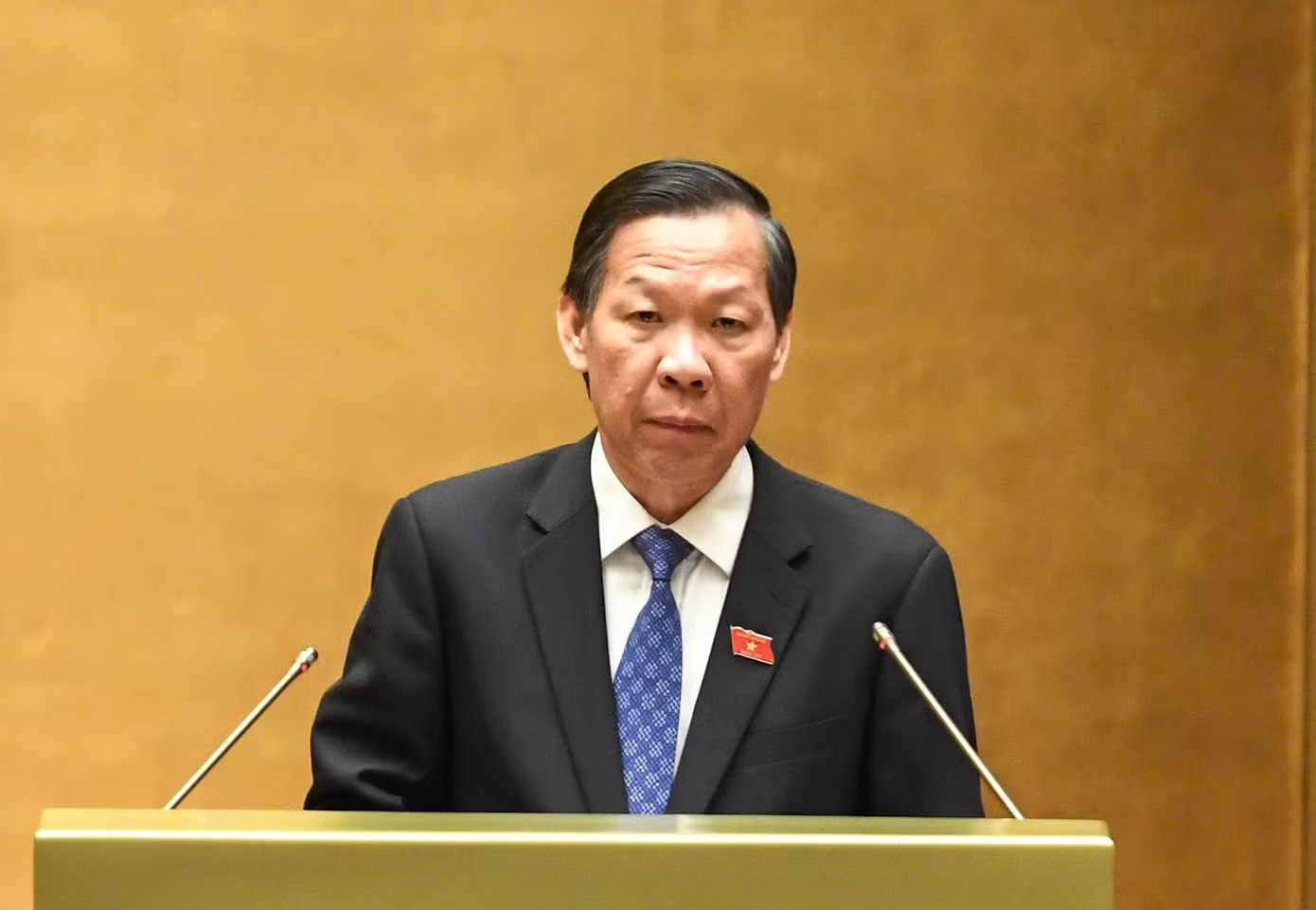 Chủ nhiệm Ủy ban Kinh tế và Tài chính Phan Văn Mãi. Ảnh: Như Ý. Trình Quốc hội đề xuất đánh thuế đất bỏ hoang cao gấp 7 lần - Ảnh 2.