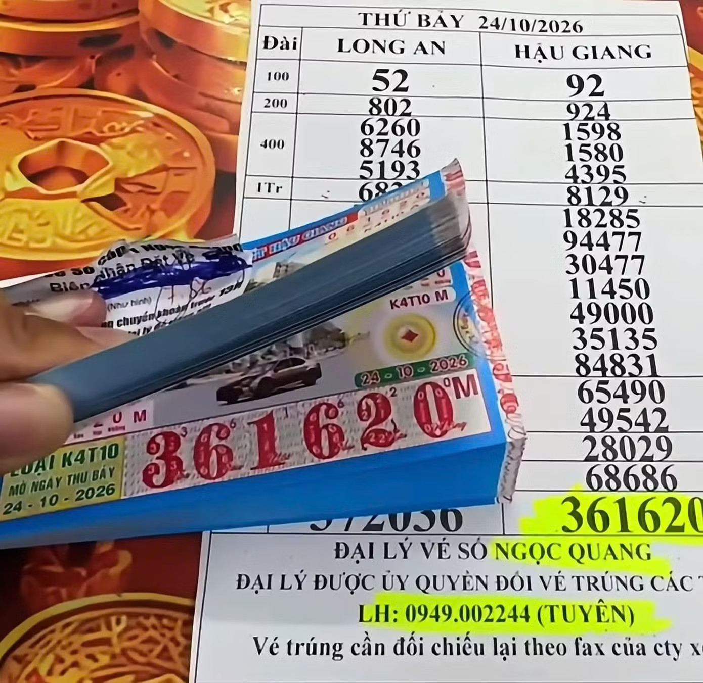 Một người ở Cà Mau trúng 16 vé số độc đắc, 144 vé an ủi - Ảnh 2.