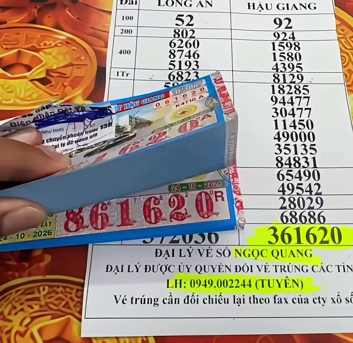 Một người ở Cà Mau trúng 16 vé số độc đắc, 144 vé an ủi - Ảnh 1.