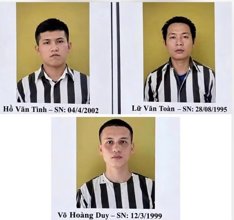 3 phạm nhân hiện còn đang lẩn trốn. Khuyến cáo người dân không vào rừng khi truy bắt phạm nhân trốn trại A2 - Ảnh 1.