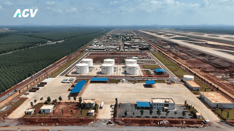 ACV hoàn thiện hệ thống cấp nhiên liệu 36.000m³, chuẩn bị cho việc vận hành sân bay Long Thành