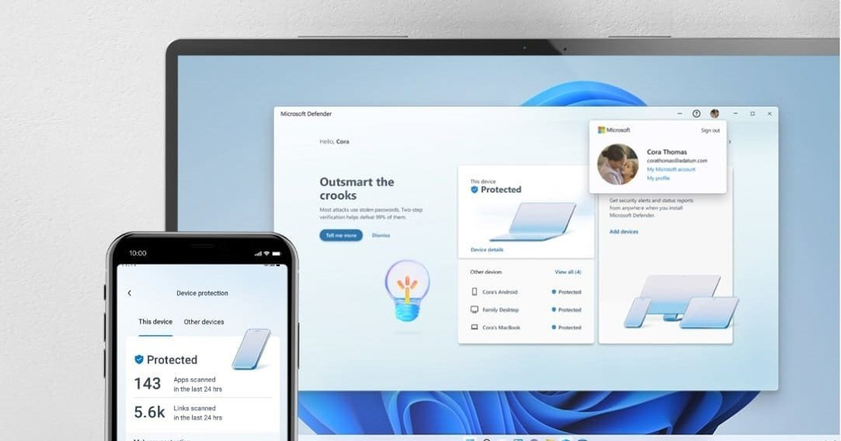 Microsoft Defender đã có mặt trên IOS và Android