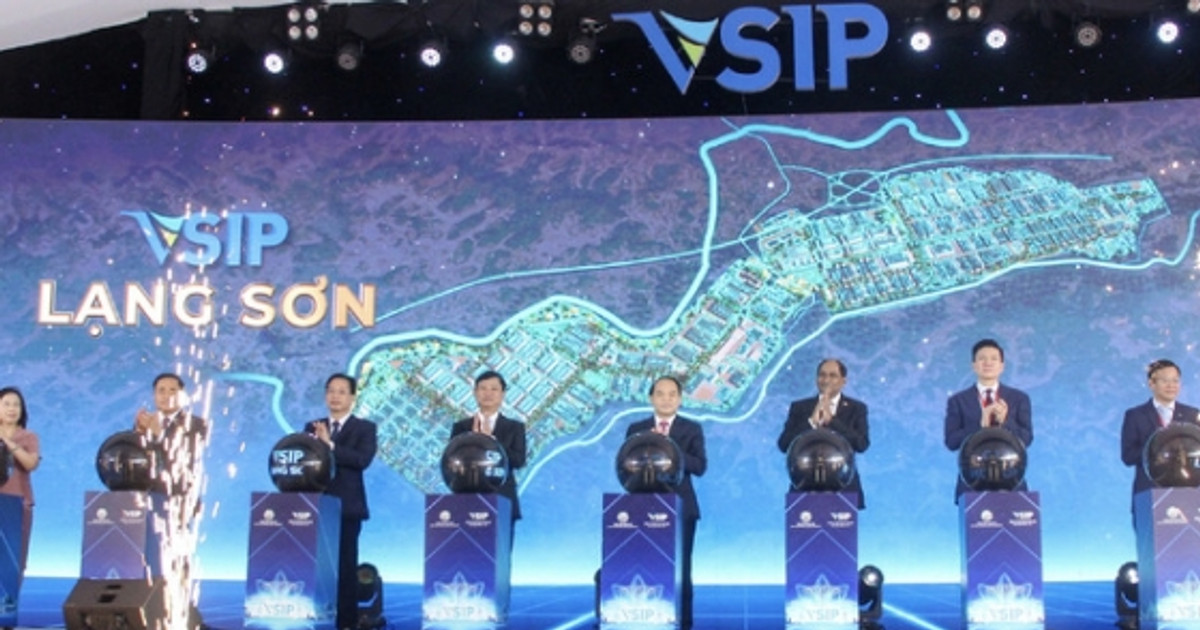 VSIP ‘bấm nút’ khởi công khu công nghiệp lớn nhất Lạng Sơn