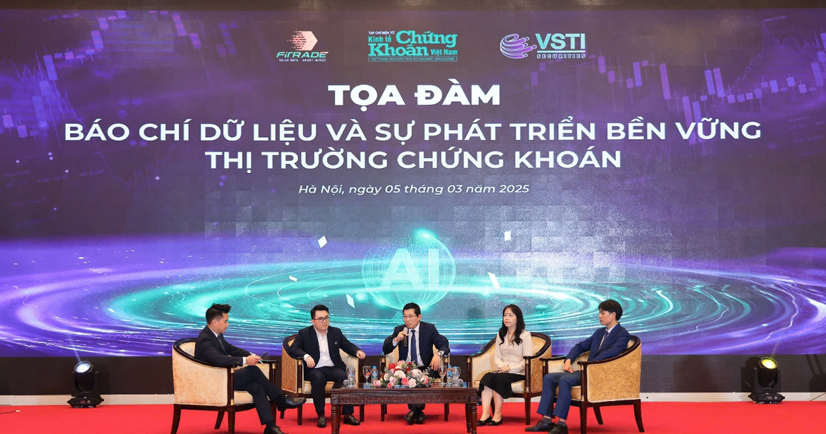 Tọa đàm 'Báo chí dữ liệu và sự phát triển bền vững TTCK': Thách thức quản lý môi giới chứng khoán và dữ liệu AI