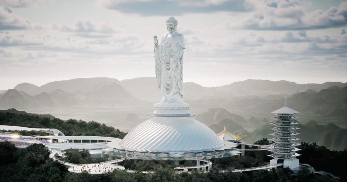 Việt Nam chuẩn bị xây dựng tượng Phật lớn nhất thế giới, vượt mặt kỷ lục hiện tại ở Trung Quốc: Sở hữu chiều cao tới 167,5m, thể tích gần 70.000m³
