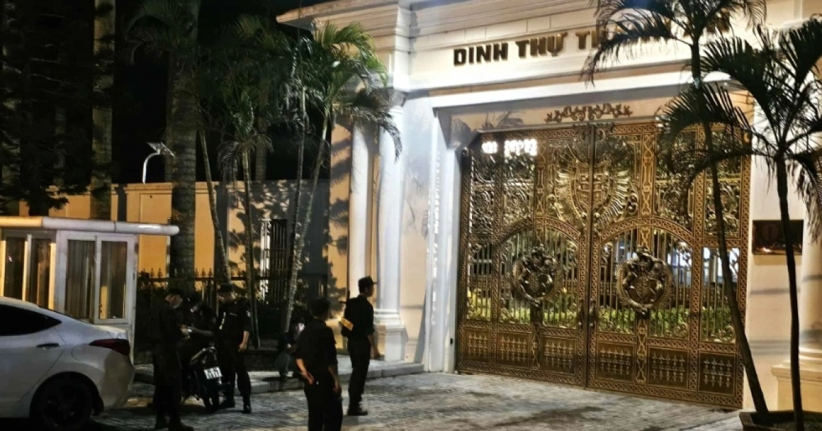 Nhiều cảnh sát xuất hiện tại nhà đại gia Cao Tiến Đoan - Chủ tịch Tập đoàn Bất động sản Đông Á