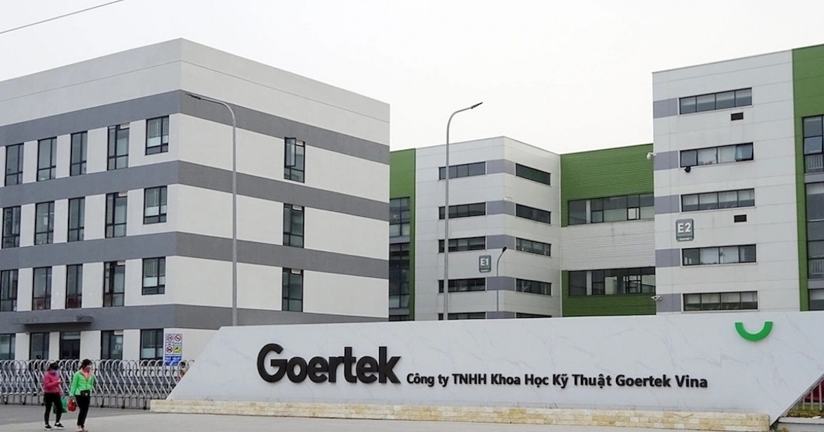 Goertek rót thêm vốn, nâng tổng đầu tư dự án điện tử tại Bắc Ninh lên 540 triệu USD