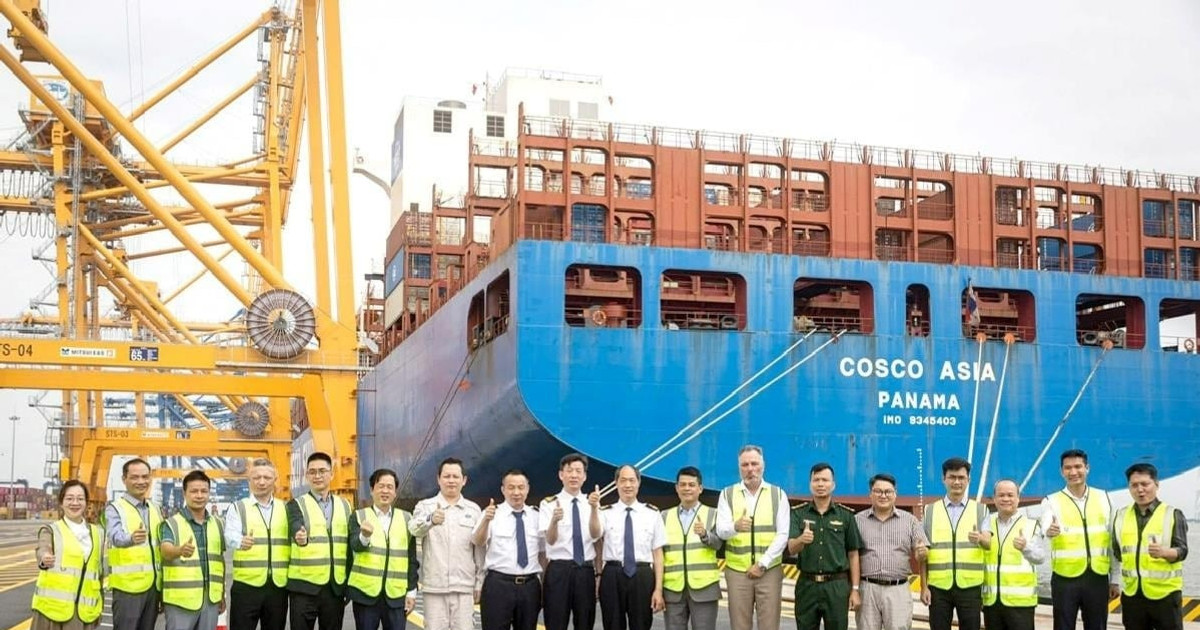 Dự án cảng biển 7.000 tỷ đồng thuộc VIMC (MVN) đón chuyến tàu đầu tiên kết nối với Nam Mỹ