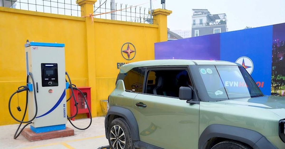 EVN khánh thành trạm sạc ô tô điện đầu tiên, chấp nhận nhiều dòng xe cùng sử dụng