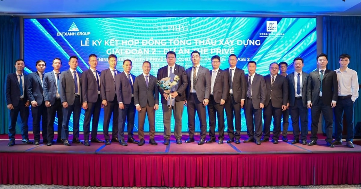 Đất Xanh bắt tay nhà thầu hàng đầu thế giới, áp dụng chuẩn xây dựng toàn cầu vào The Privé