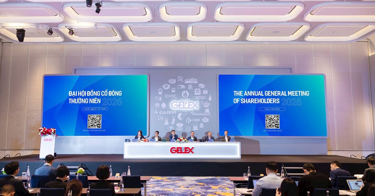 Live ĐHĐCĐ Gelex (GEX): Hướng tới mục tiêu doanh thu 75-000-80.000 tỷ ...