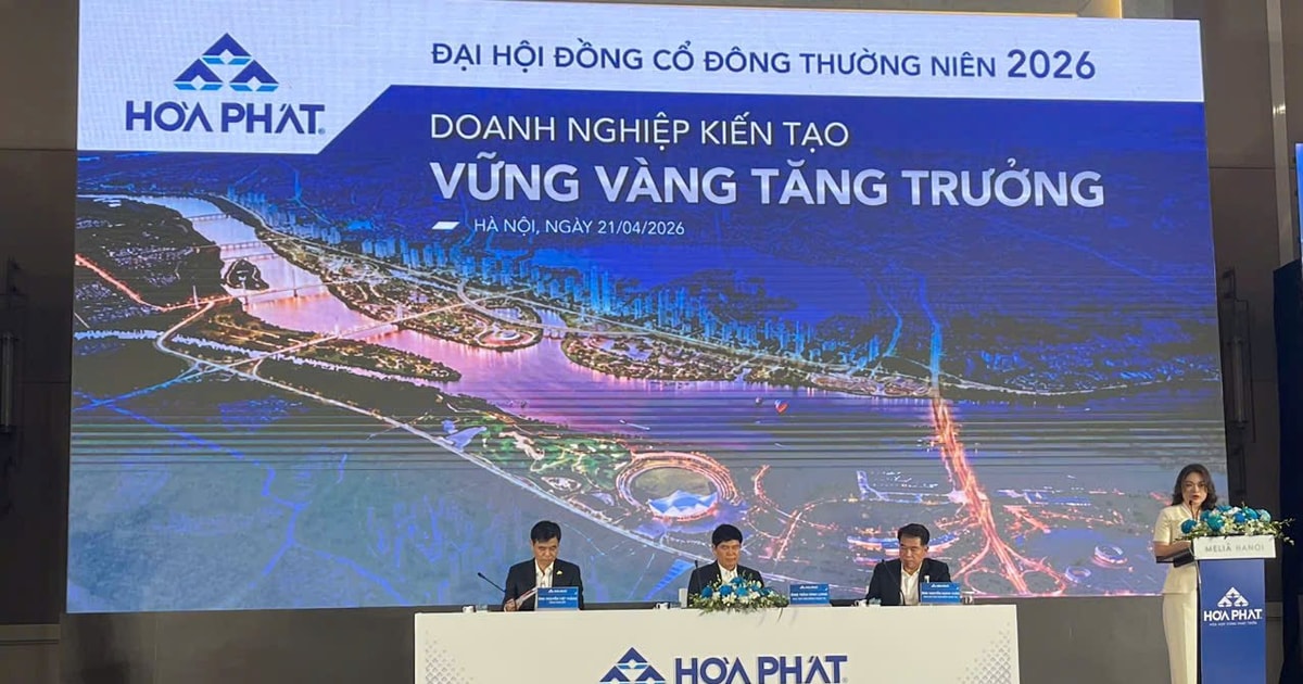 [LIVE] ĐHĐCĐ Hòa Phát (HPG): Lãi quý I/2026 hơn 9.000 tỷ đồng, các quý sau sẽ tốt hơn