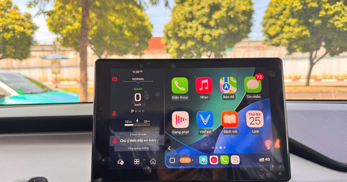 VF 3 có thêm Apple CarPlay/Android Auto, nhưng không dành cho tất cả