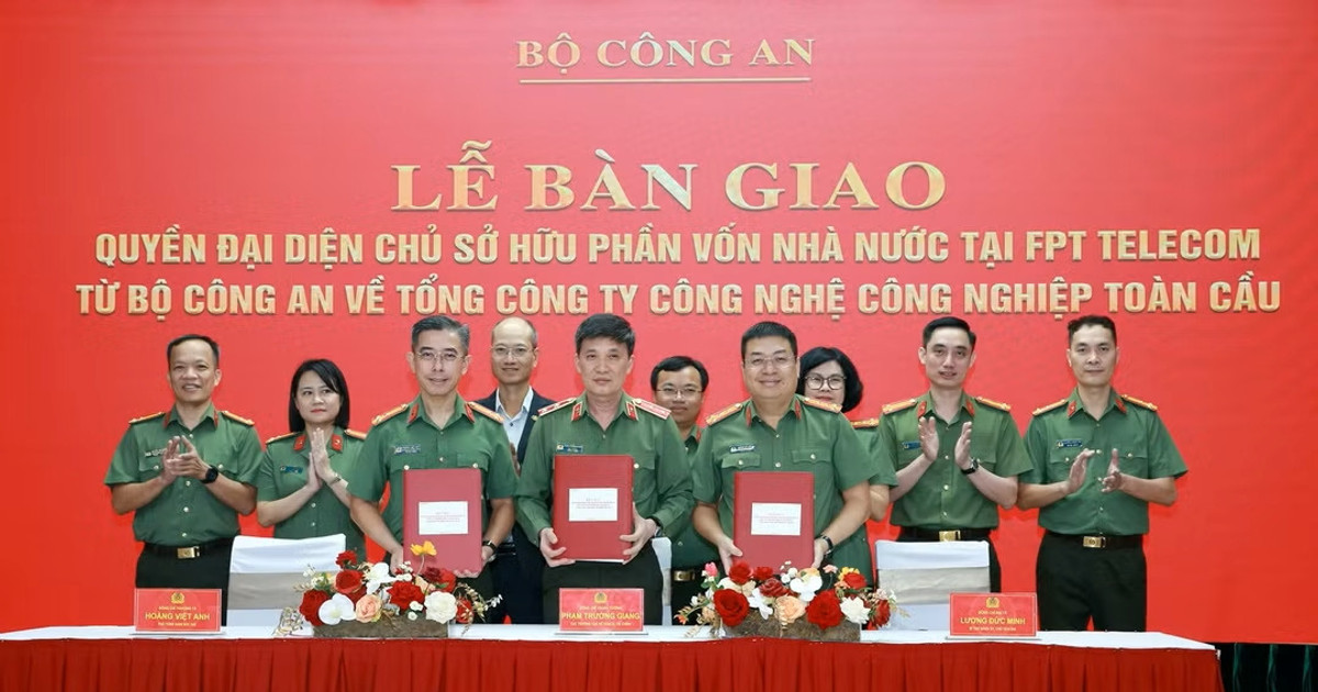 Bộ Công an chuyển quyền đại diện vốn nhà nước tại FPT Telecom